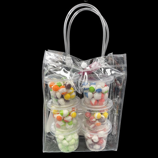 Billiard Ball Sampler Pack freeze-dried candy assortment in resealable pouch