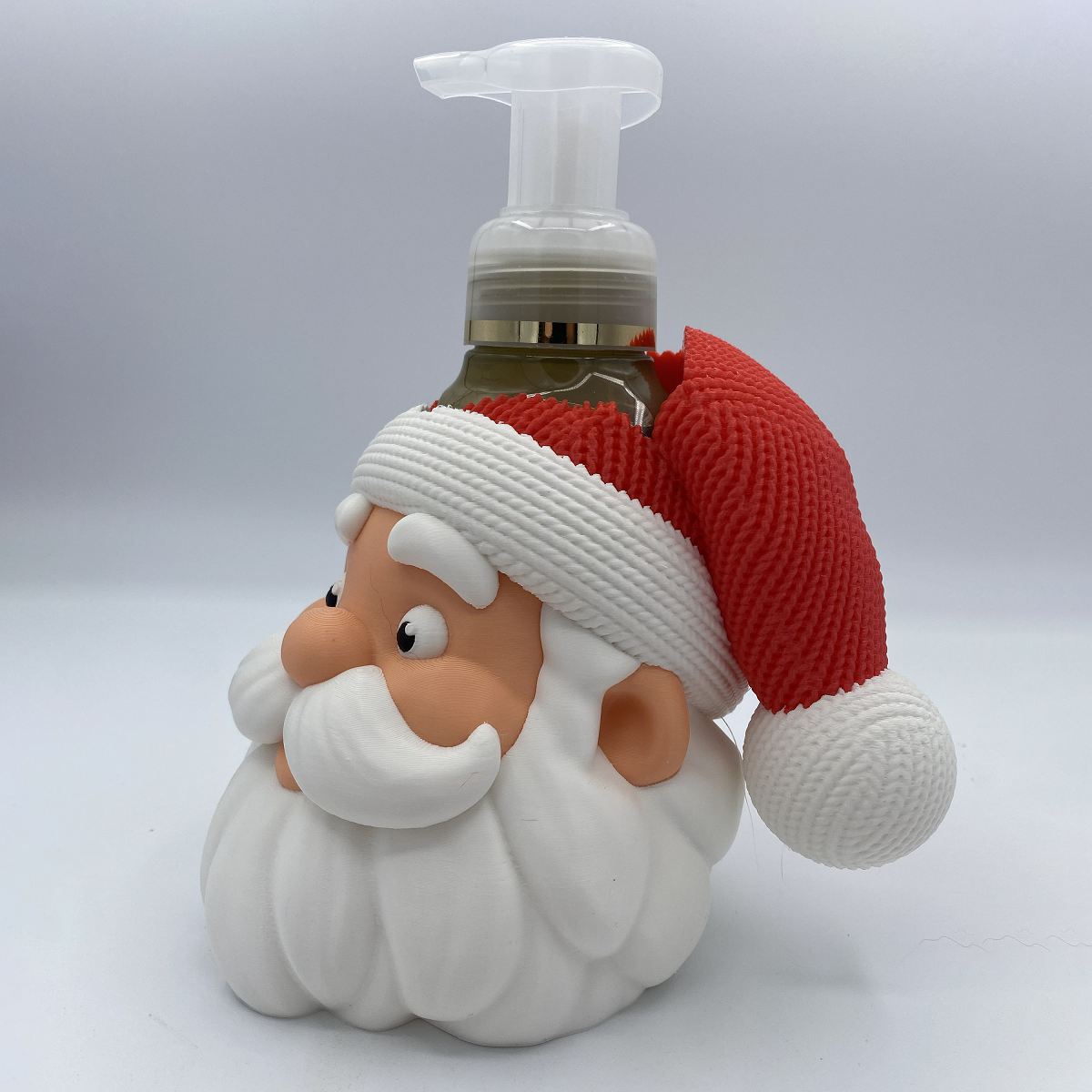 Santa Head BBW Soap Holder - 3D Printed Christmas Decor