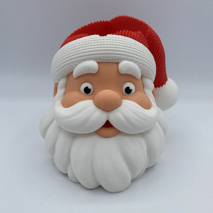 Santa Head BBW Soap Holder - 3D Printed Christmas Decor