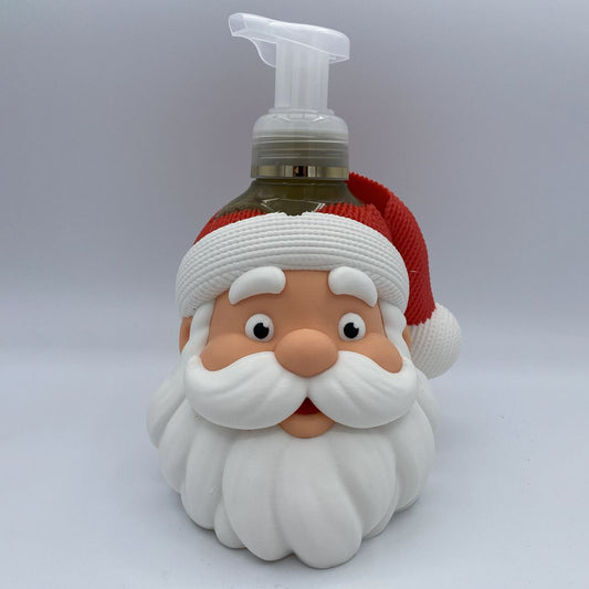 Santa Head BBW Soap Holder - 3D Printed Christmas Decor