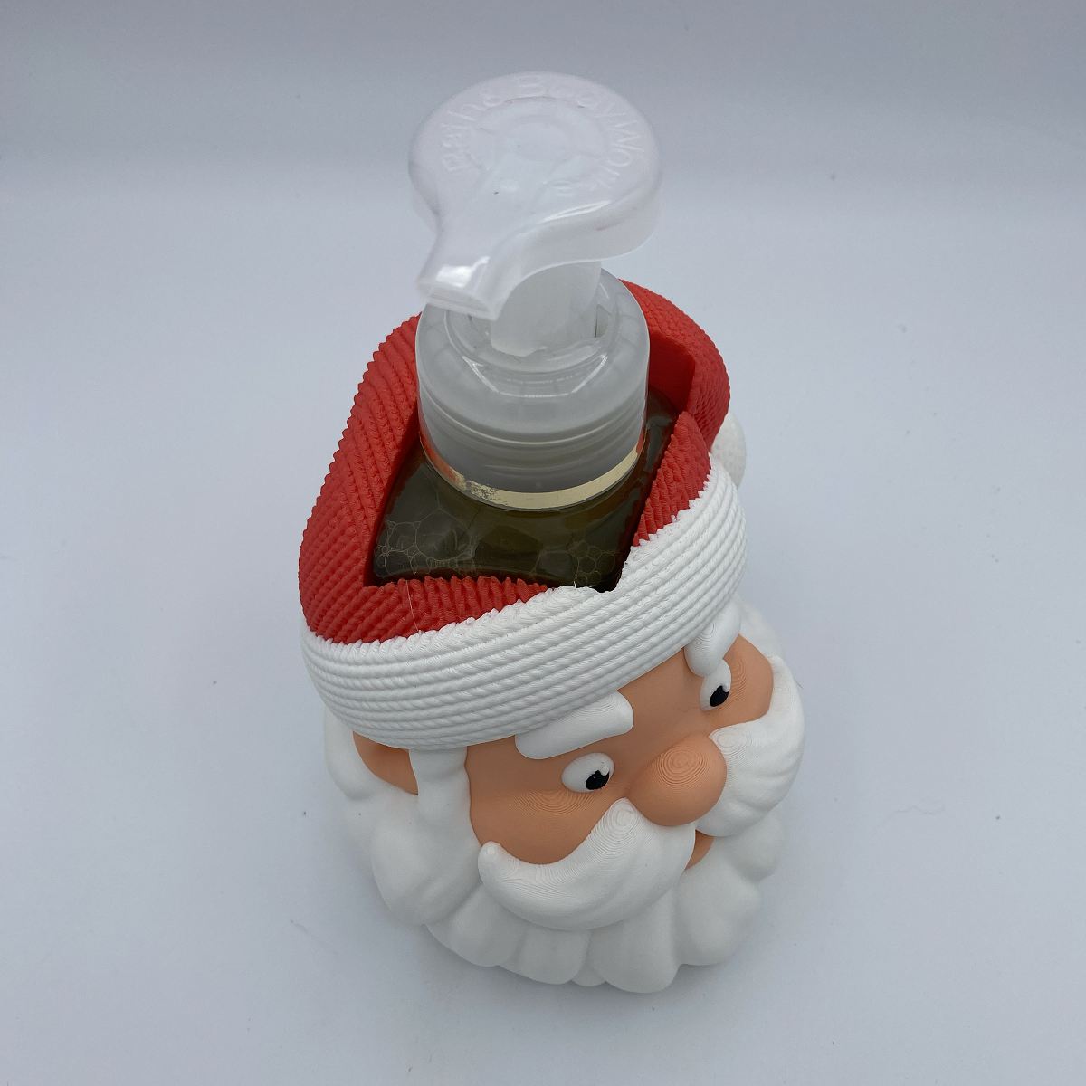 Santa Head BBW Soap Holder - 3D Printed Christmas Decor
