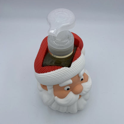 Santa Head BBW Soap Holder - 3D Printed Christmas Decor