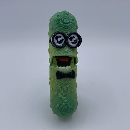 Tickles the Pickle - Articulated 3D Printed Fidget Toy & Keychain