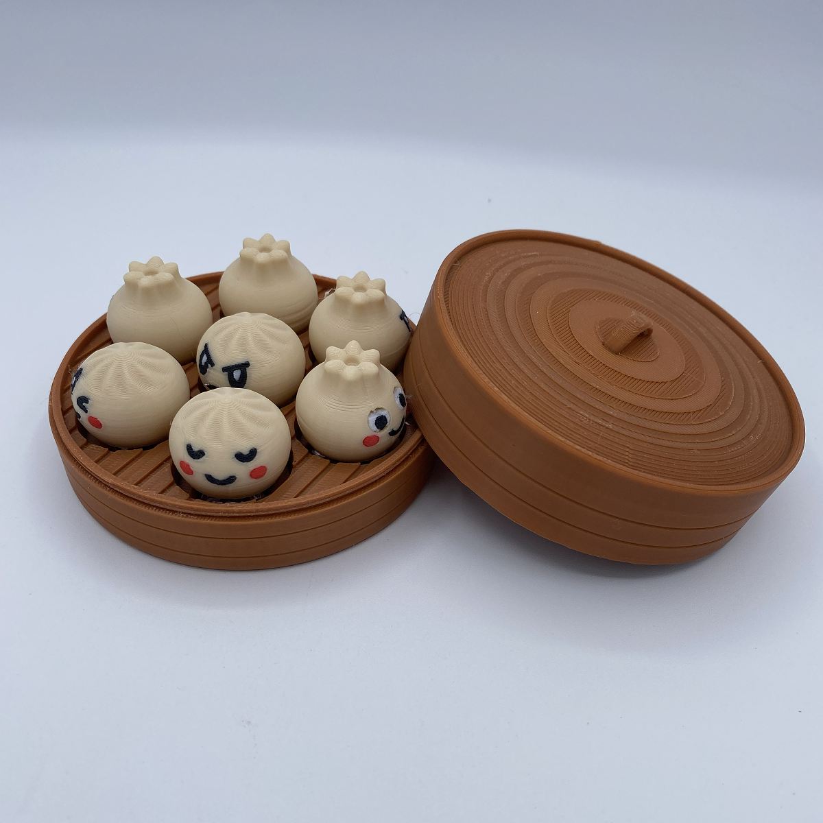 Pan Dumpling Clicker Fidgets - 3D Printed Sensory Toy (1, 3, or 7 Clickers)