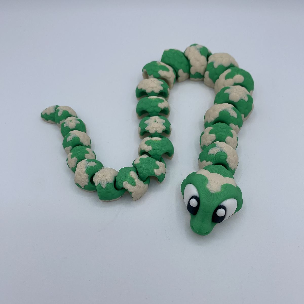 Snake flexi 3D printed articulated toy