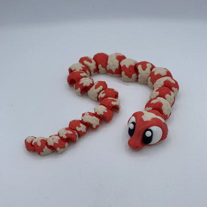 Snake flexi 3D printed articulated toy