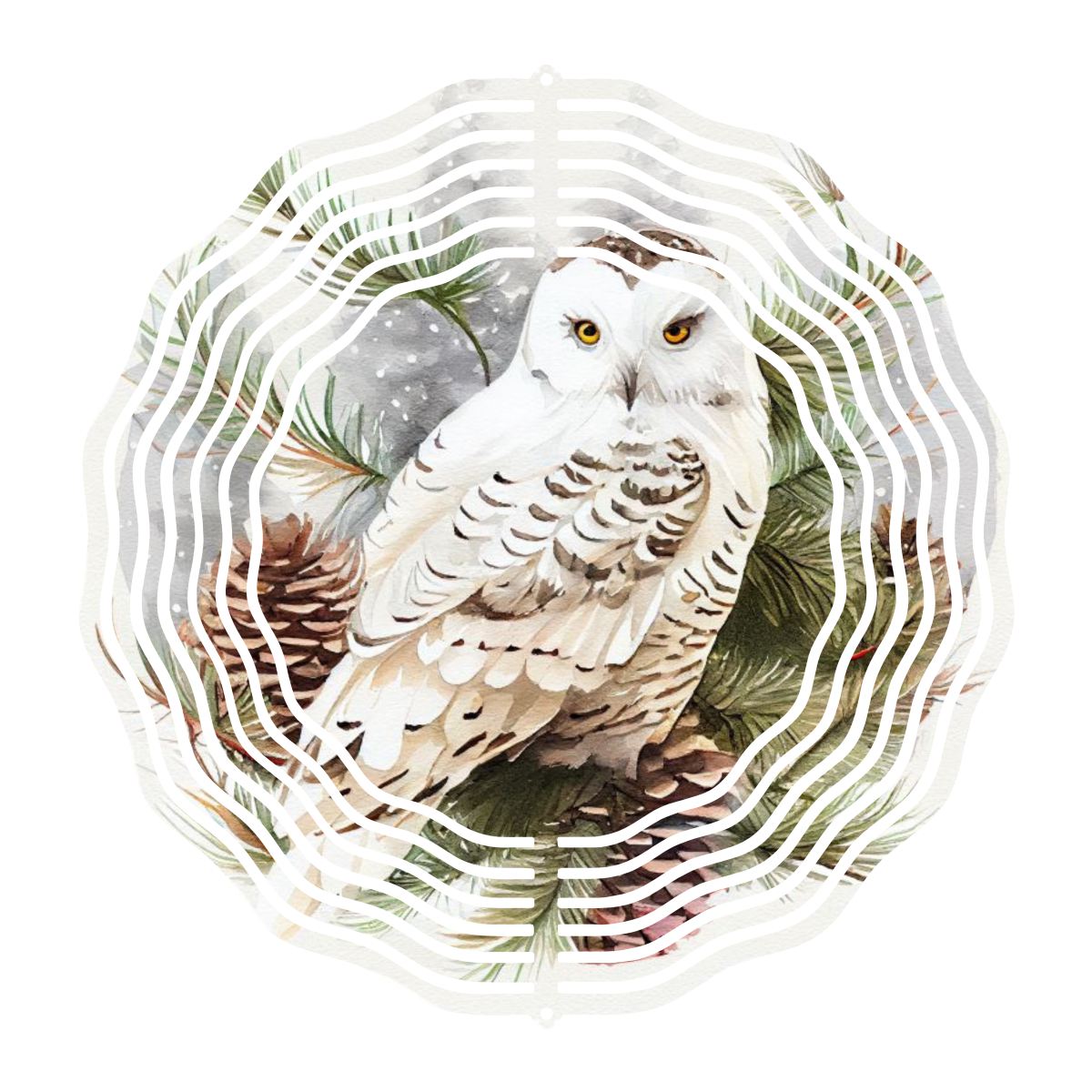 Snowy Owl Wind Spinner designs