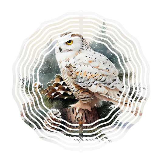 Snowy Owl Wind Spinner designs