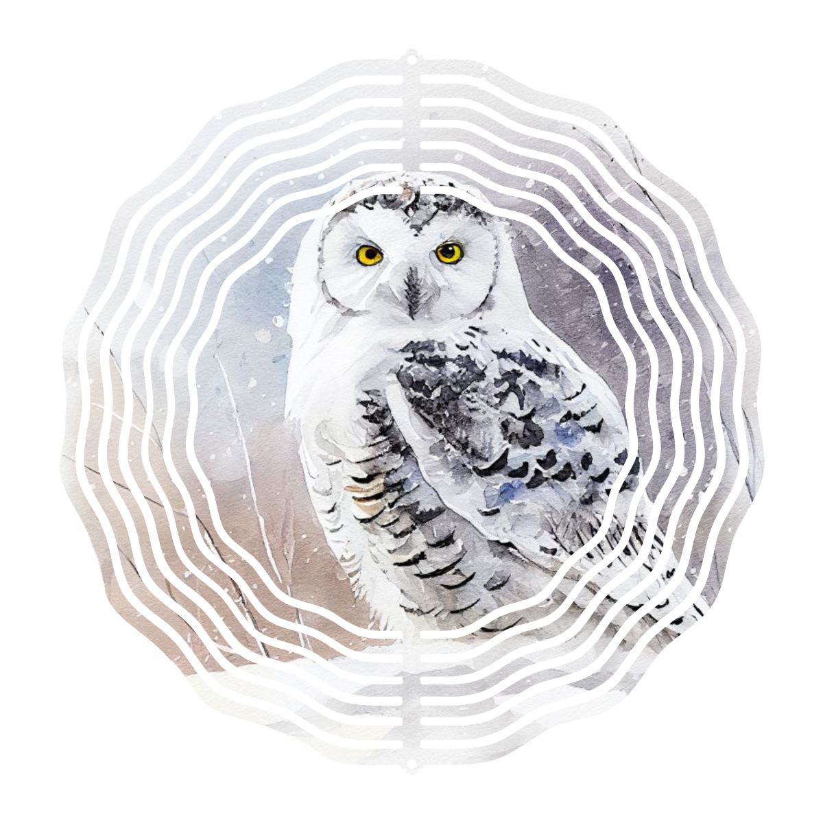 Snowy Owl Wind Spinner designs
