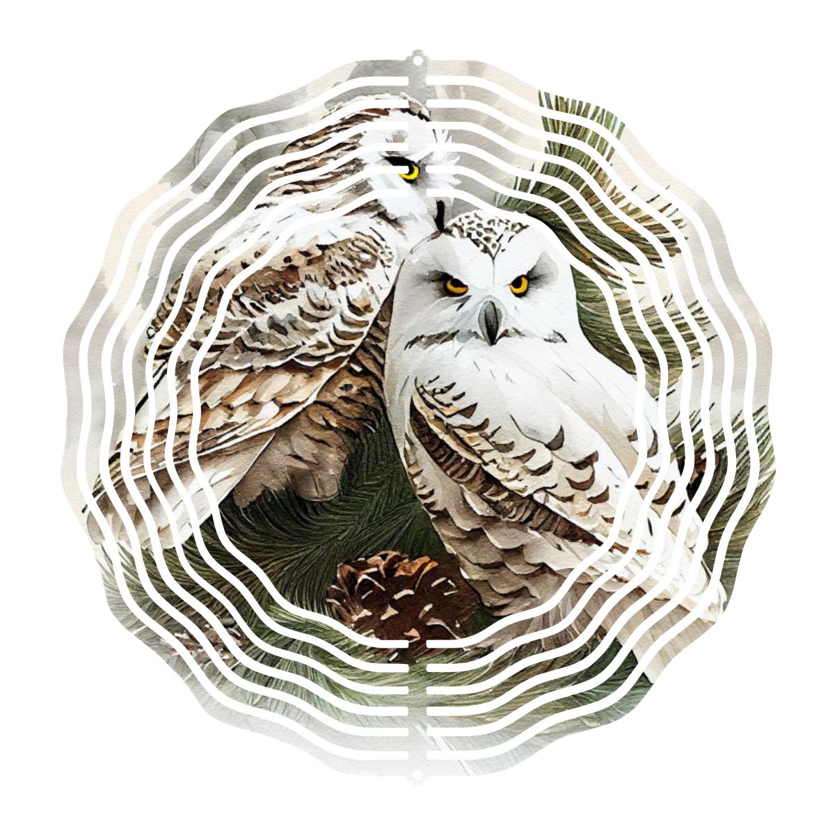 Snowy Owl Wind Spinner designs