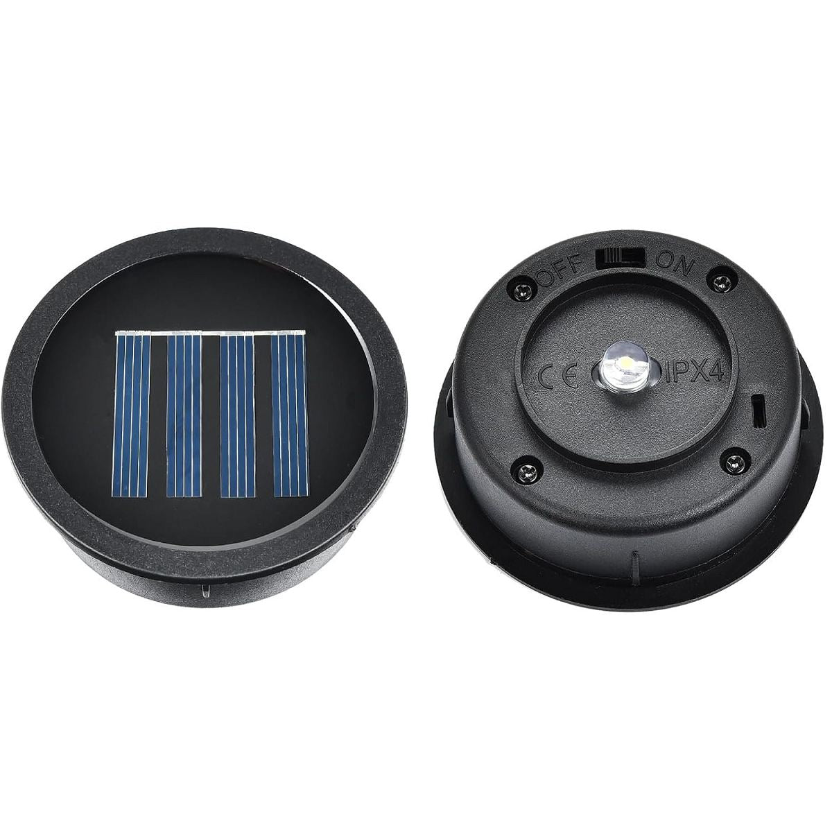 Solar powered LED Lamp with several designs
