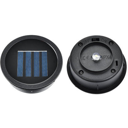 Solar powered LED Lamp with several designs