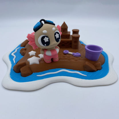 Summer Axolotl Beach Playset
