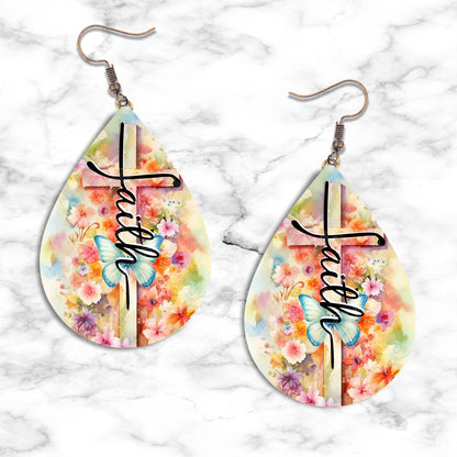 Faith Teardrop Earring Collection - 05 / Standard - jewelry