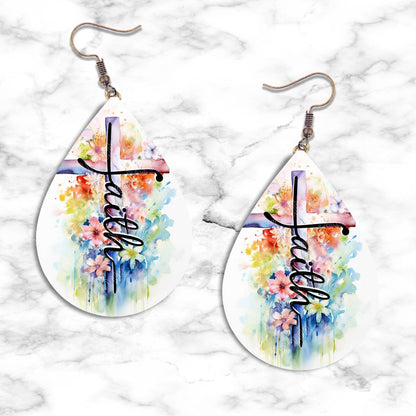 Faith Teardrop Earring Collection - 06 / Standard - jewelry