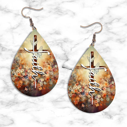 Faith Teardrop Earring Collection - 07 / Standard - jewelry