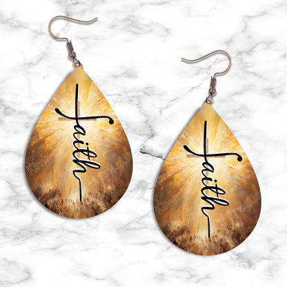 Faith Teardrop Earring Collection - 11 / Standard - jewelry