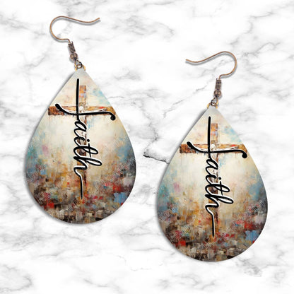 Faith Teardrop Earring Collection - 12 / Standard - jewelry
