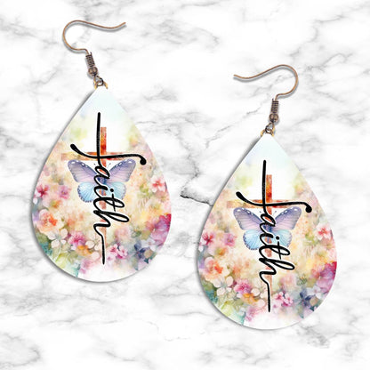 Faith Teardrop Earring Collection - 13 / Standard - jewelry
