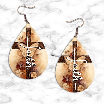 Faith Teardrop Earring Collection - 17 / Standard - jewelry