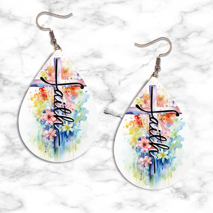Faith Teardrop Earring Collection - 18 / Standard - jewelry