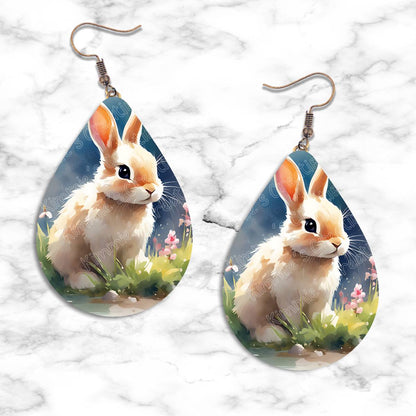 Rabbit Teardrop Earring Collection - 05 - jewelry