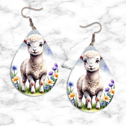 Sheep Teardrop Earring - jewelry