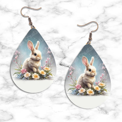 Rabbit Teardrop Earring Collection - 07 - jewelry