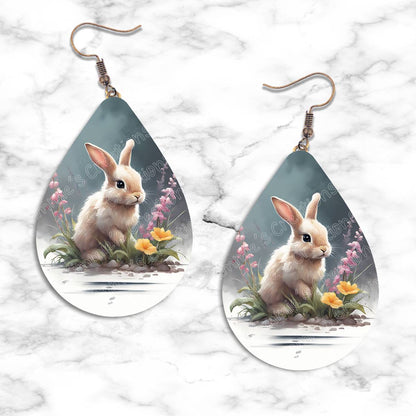 Rabbit Teardrop Earring Collection - 12 - jewelry