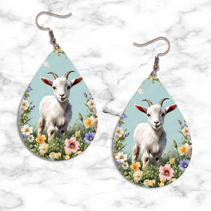 Goat Teardrop Earring Collection - 03 - jewelry