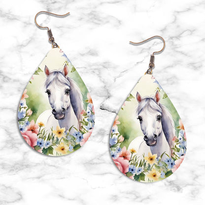 Horses Teardrop Earring Collection - Kimmie's Creations L.L.C.