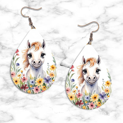 Horses Teardrop Earring Collection - Kimmie's Creations L.L.C.