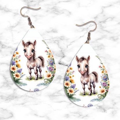 Horses Teardrop Earring Collection - Kimmie's Creations L.L.C.