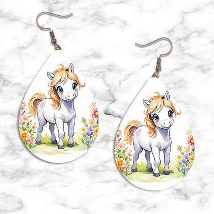 Horses Teardrop Earring Collection - Kimmie's Creations L.L.C.