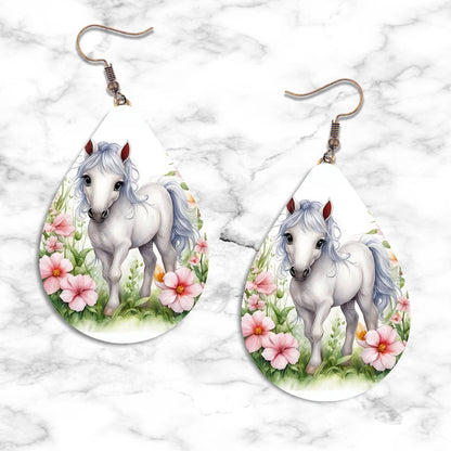 Horses Teardrop Earring Collection - Kimmie's Creations L.L.C.