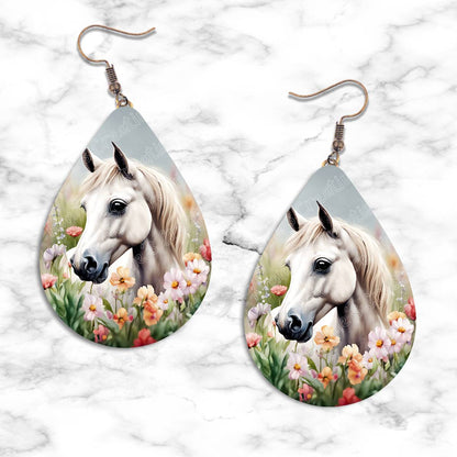 Horses Teardrop Earring Collection - Kimmie's Creations L.L.C.