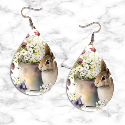 Rabbit Teardrop Earring Collection - 13 - jewelry
