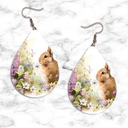 Rabbit Teardrop Earring Collection - 16 - jewelry