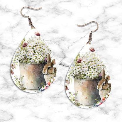 Rabbit Teardrop Earring Collection - 17 - jewelry
