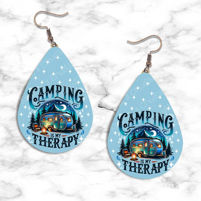 Camping Teardrop Earring Collection - 01 - jewelry