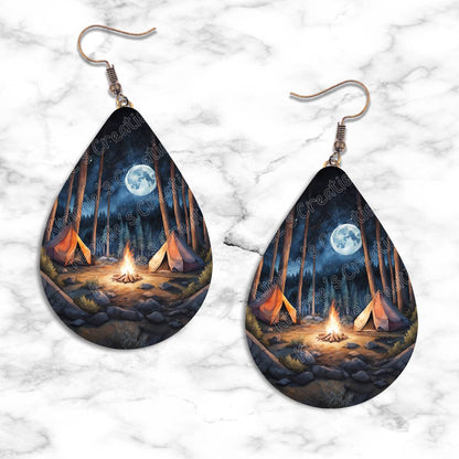 Camping Teardrop Earring Collection - 10 - jewelry