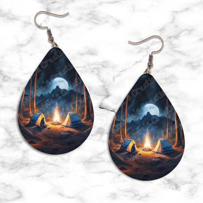 Camping Teardrop Earring Collection - 11 - jewelry
