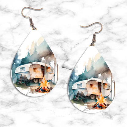 Camping Teardrop Earring Collection - 17 - jewelry