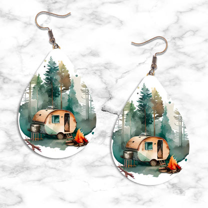 Camping Teardrop Earring Collection - 19 - jewelry