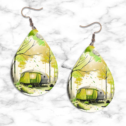 Camping Teardrop Earring Collection - 21 - jewelry
