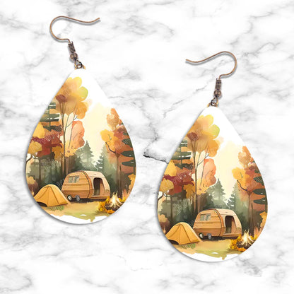 Camping Teardrop Earring Collection - 22 - jewelry