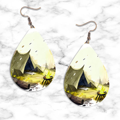 Camping Teardrop Earring Collection - 25 - jewelry