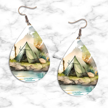Camping Teardrop Earring Collection - 30 - jewelry
