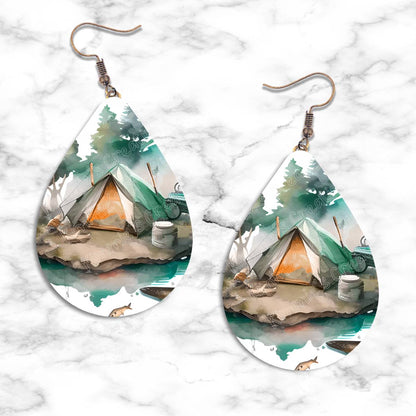 Camping Teardrop Earring Collection - 31 - jewelry