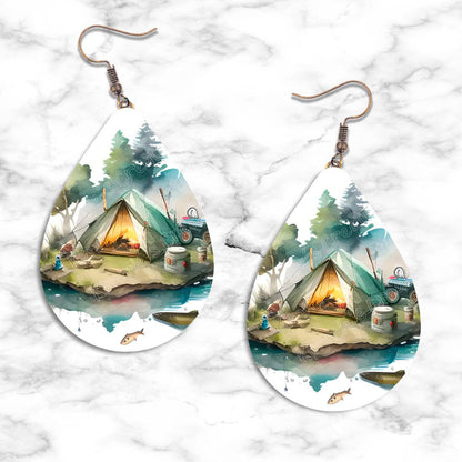 Camping Teardrop Earring Collection - 32 - jewelry
